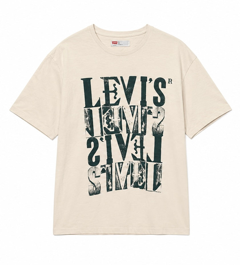 Levi’s Ανδρικό T-Shirt Μπλουζάκι – Εκρού – XXL