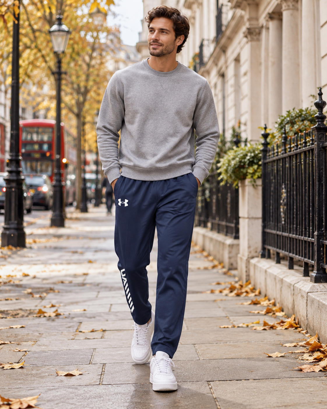Under Armour Ανδρικό Παντελόνι Φόρμας – Σκούρο Μπλε – M