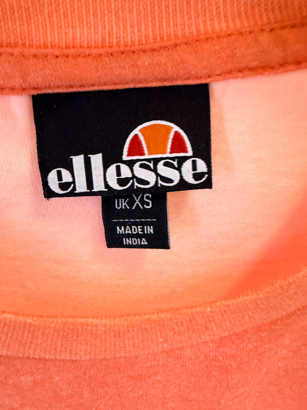 Ellesse Ombre T-Shirt Πορτοκαλί / Λευκό / Μπλε-XS