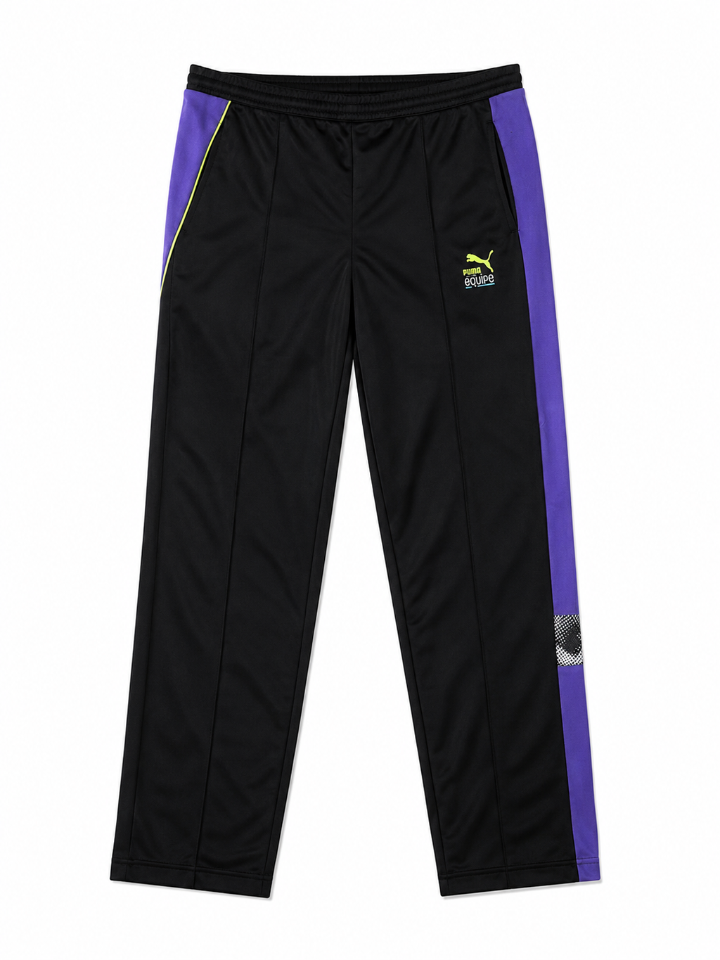 Puma Equipe Track Pants – Black/Purple-L