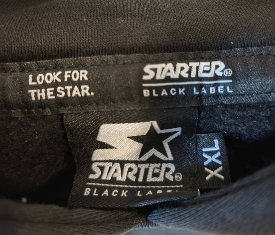 Starter Black Label Hoodie – Black-XXL