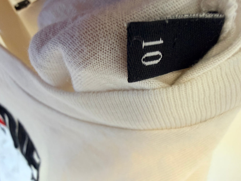 Diesel Denim Division Crop T-Shirt Λευκό-S