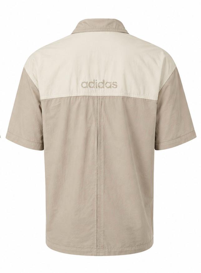 Adidas Ανδρικό Κοντομάνικο Πουκάμισο – Μπεζ – XL