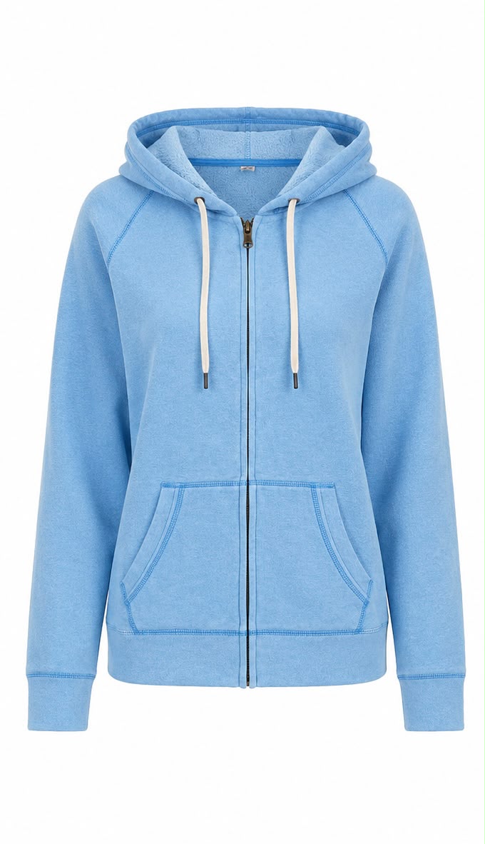 Under Armour Γυναικεία Ζακέτα Hoodie Γαλάζια με Φερμουάρ-M