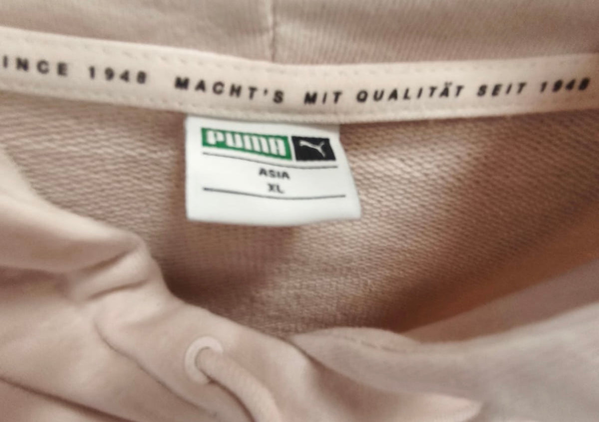 Puma Γυναικείο Φούτερ με Κουκούλα – Ροζ / Nude – XL