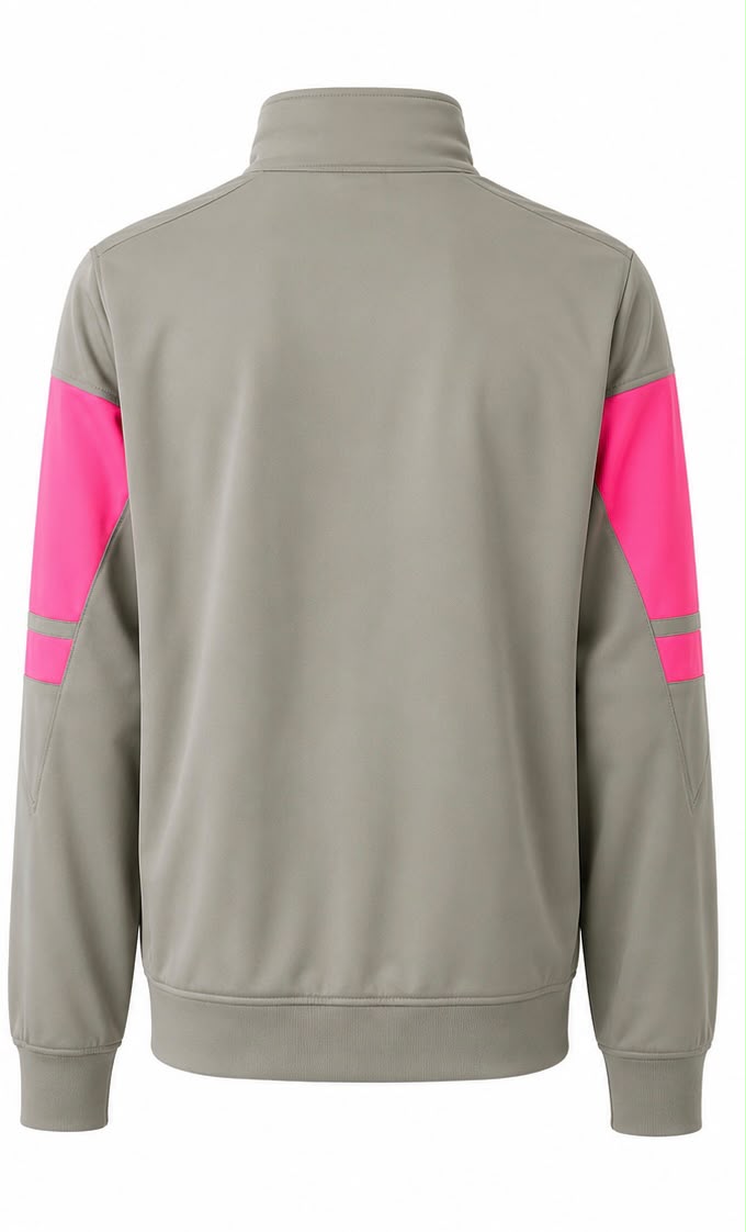 ASICS Track Jacket – Grey/Pink-M