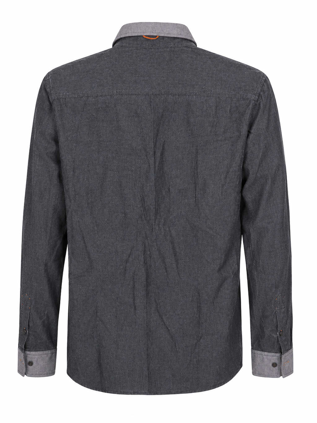 BOSS Orange Slim Fit Γκρι Πουκάμισο-S