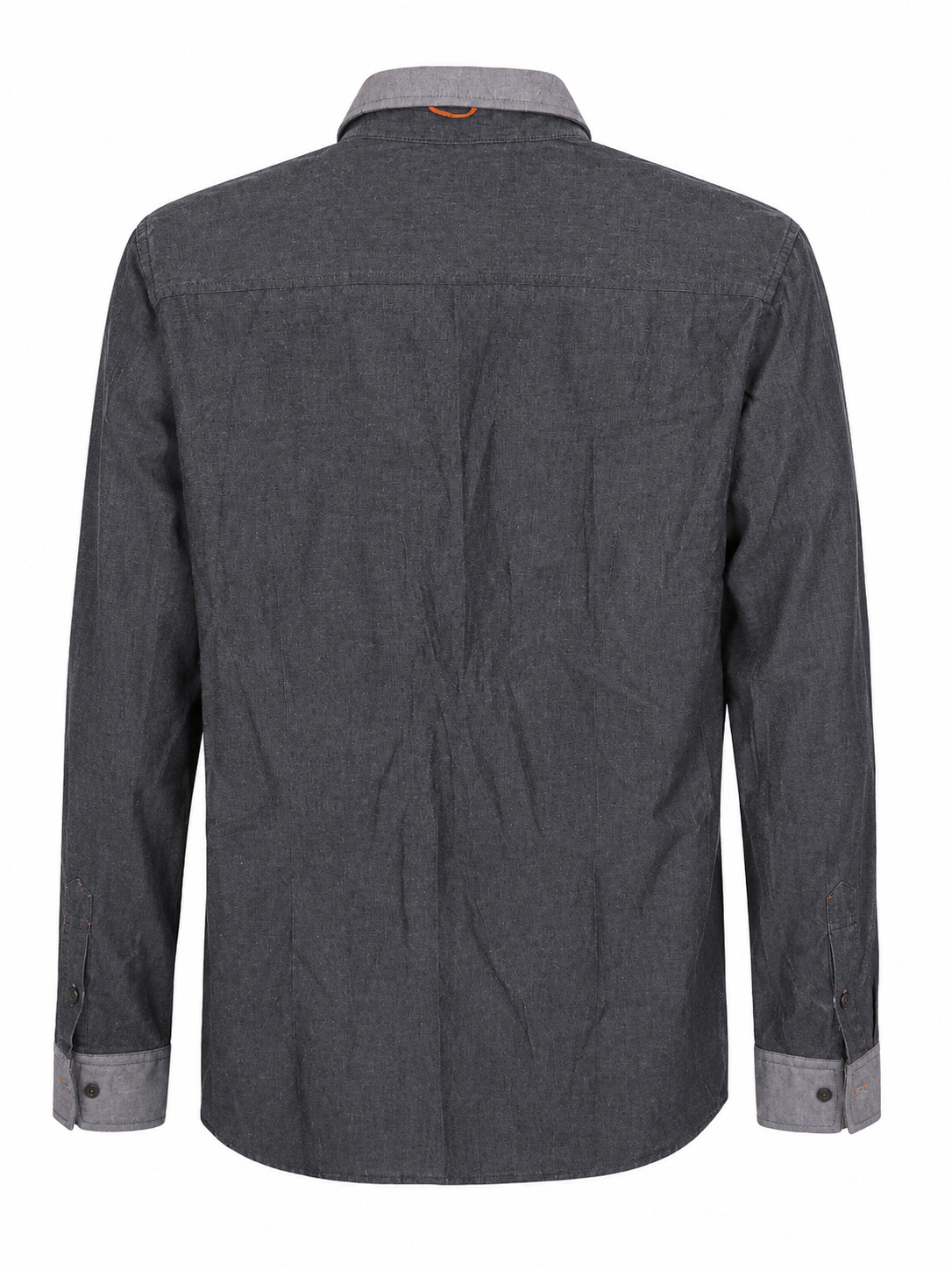BOSS Orange Slim Fit Γκρι Πουκάμισο-S