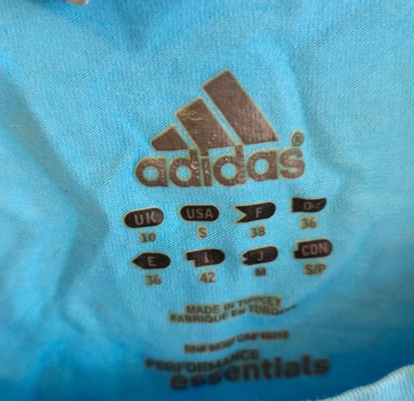 Adidas Essentials Γυναικείο T-Shirt – Γαλάζιο – S
