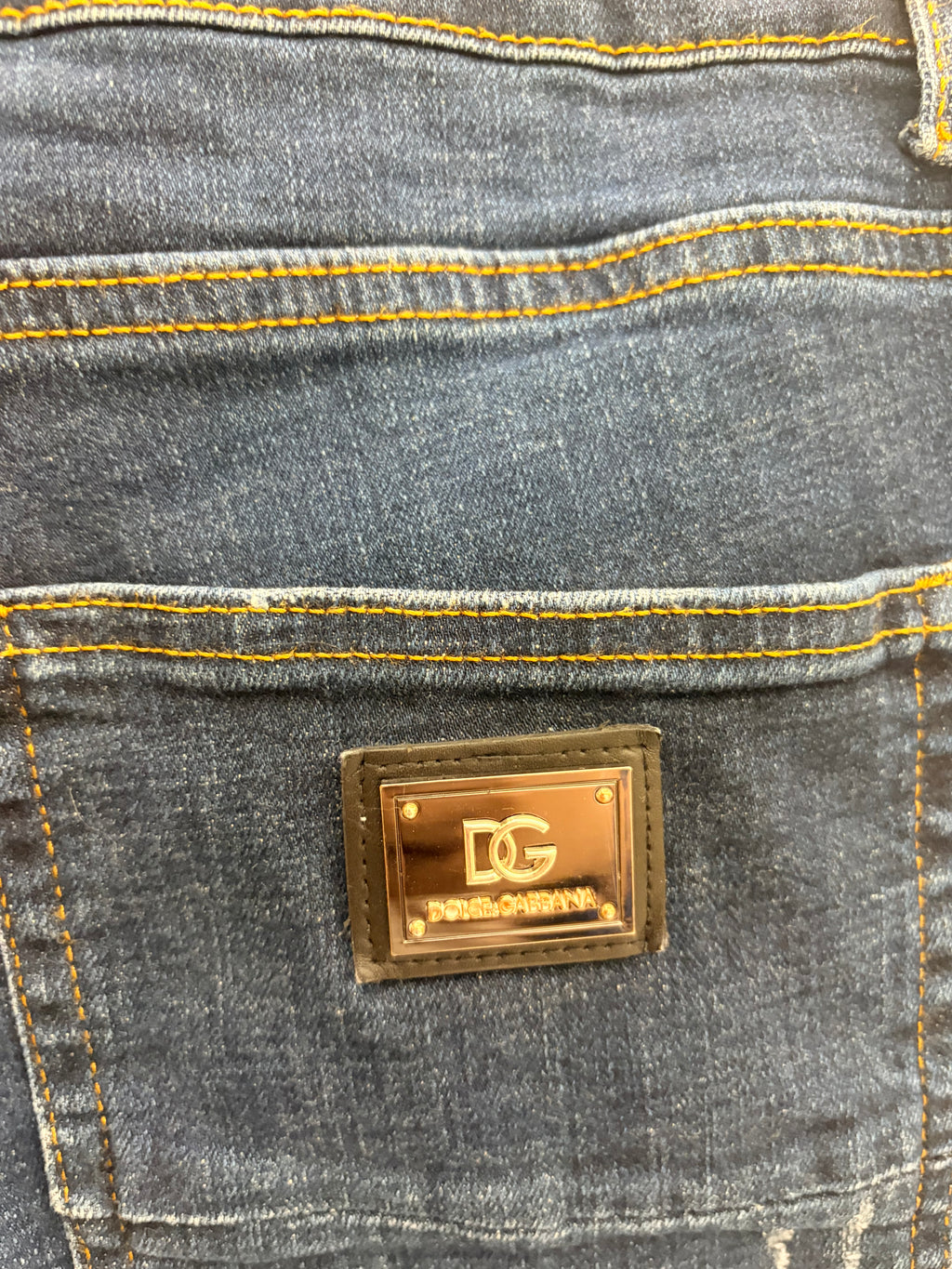 Dolce & Gabbana Ανδρικό Τζιν Παντελόνι – Σκούρο Μπλε – Size 52