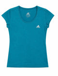 Adidas Essential Logo T-Shirt – Turquoise – XL