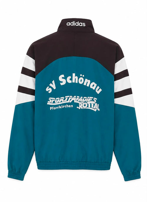 Adidas Vintage Track Jacket – Black / Teal-2XL
