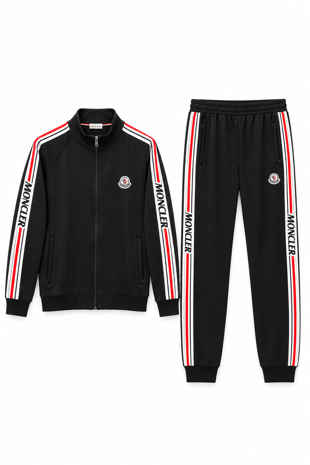 Moncler Ανδρικό Σετ Φόρμας – Μαύρο - XL