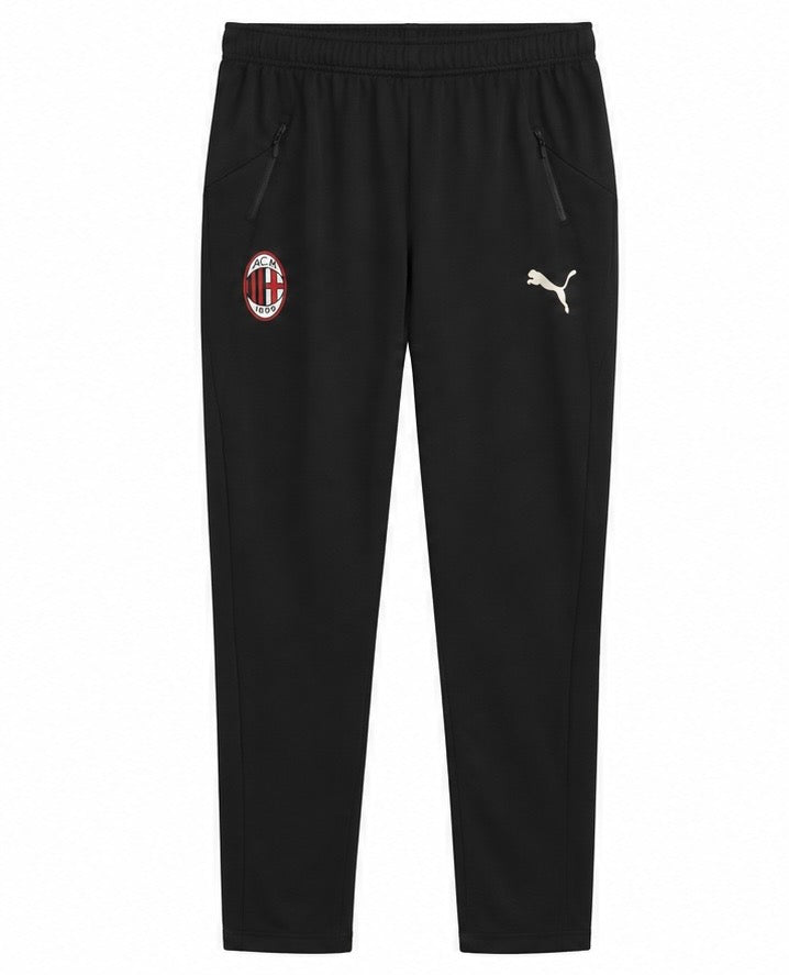 Puma AC Milan Ανδρικό Ποδοσφαιρικό Παντελόνι Φόρμας Μαύρο - XL
