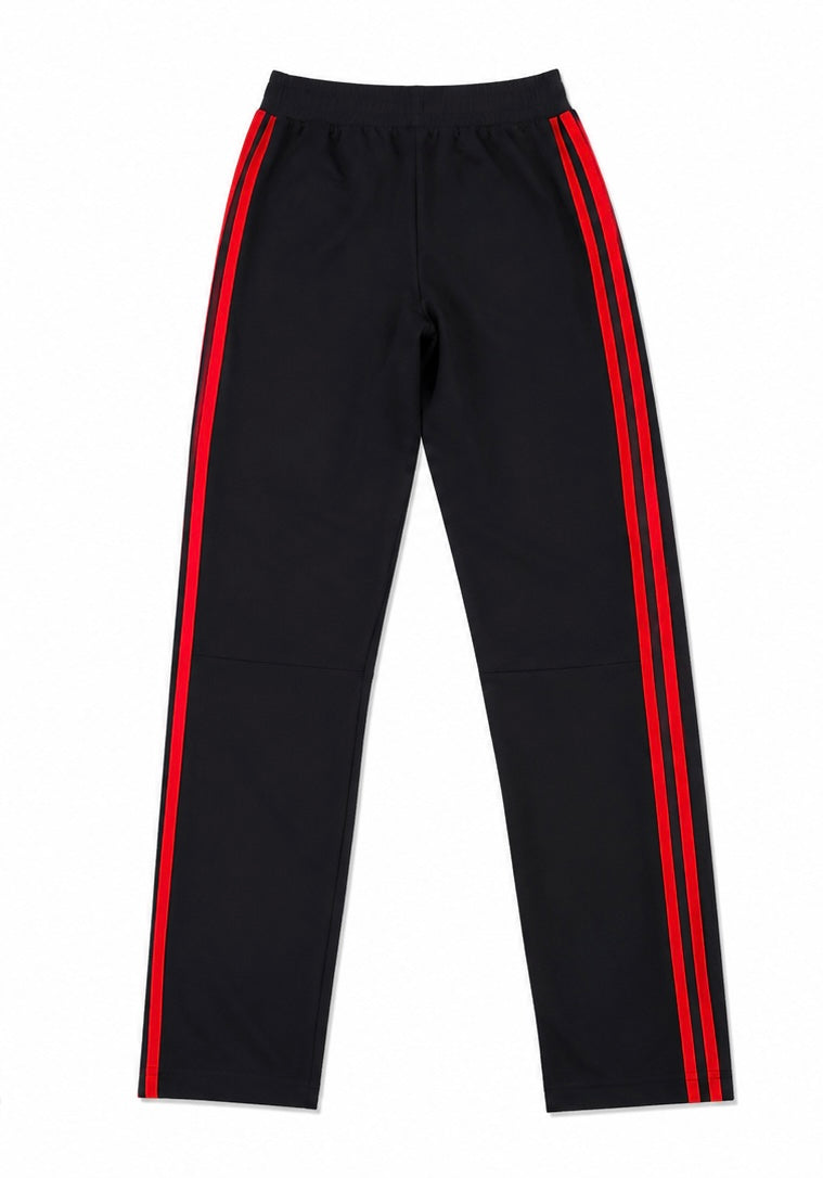 adidas Women’s 3-Stripes Track Pants – Black/Red-M