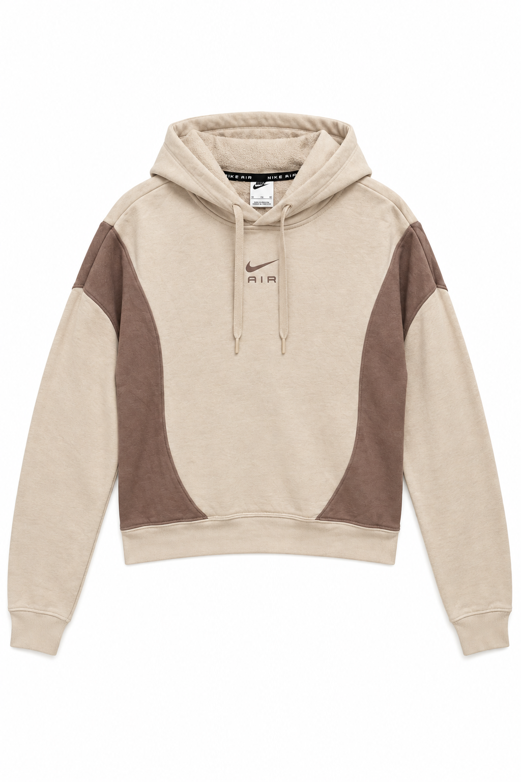Nike Γυναικείο Φούτερ – Μπεζ Καφέ - XL