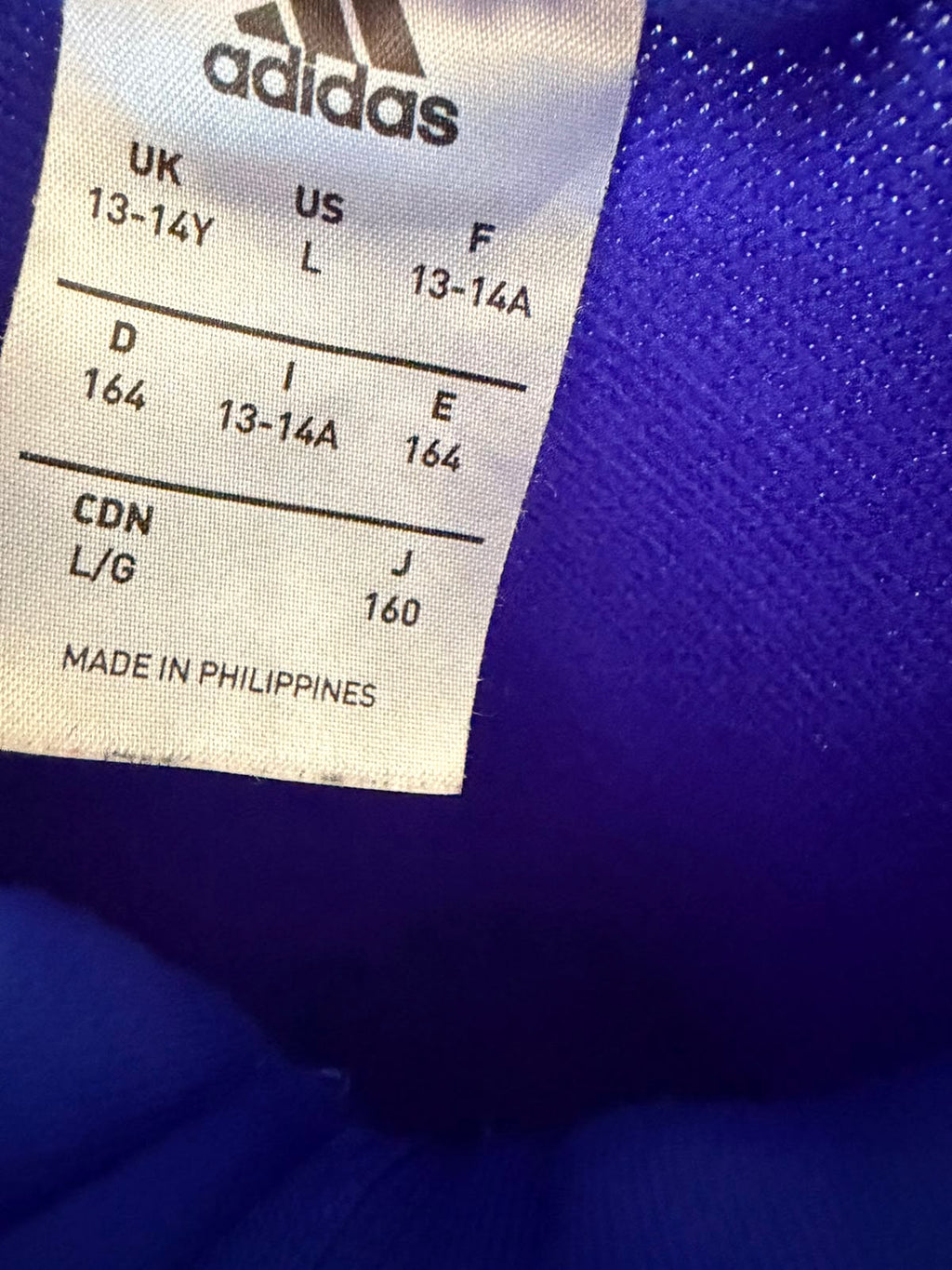 Adidas Team Track Jacket – Royal Blue-L