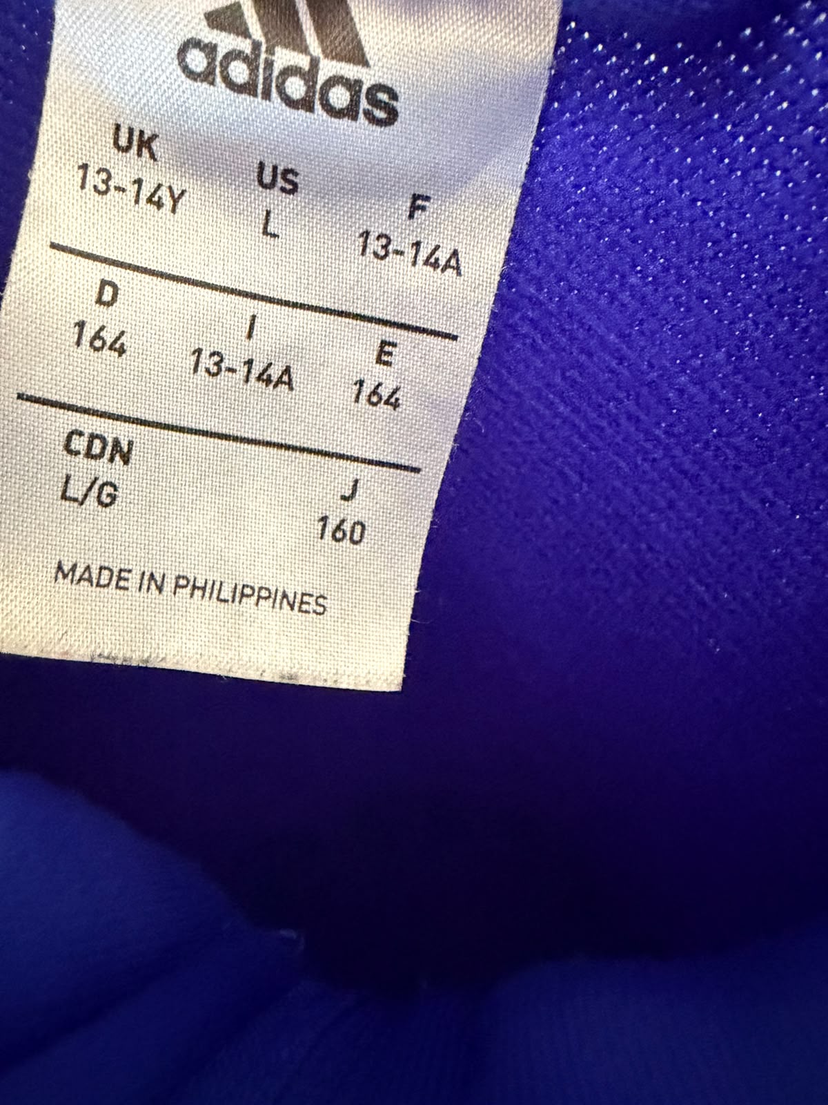 Adidas Team Track Jacket – Royal Blue-L