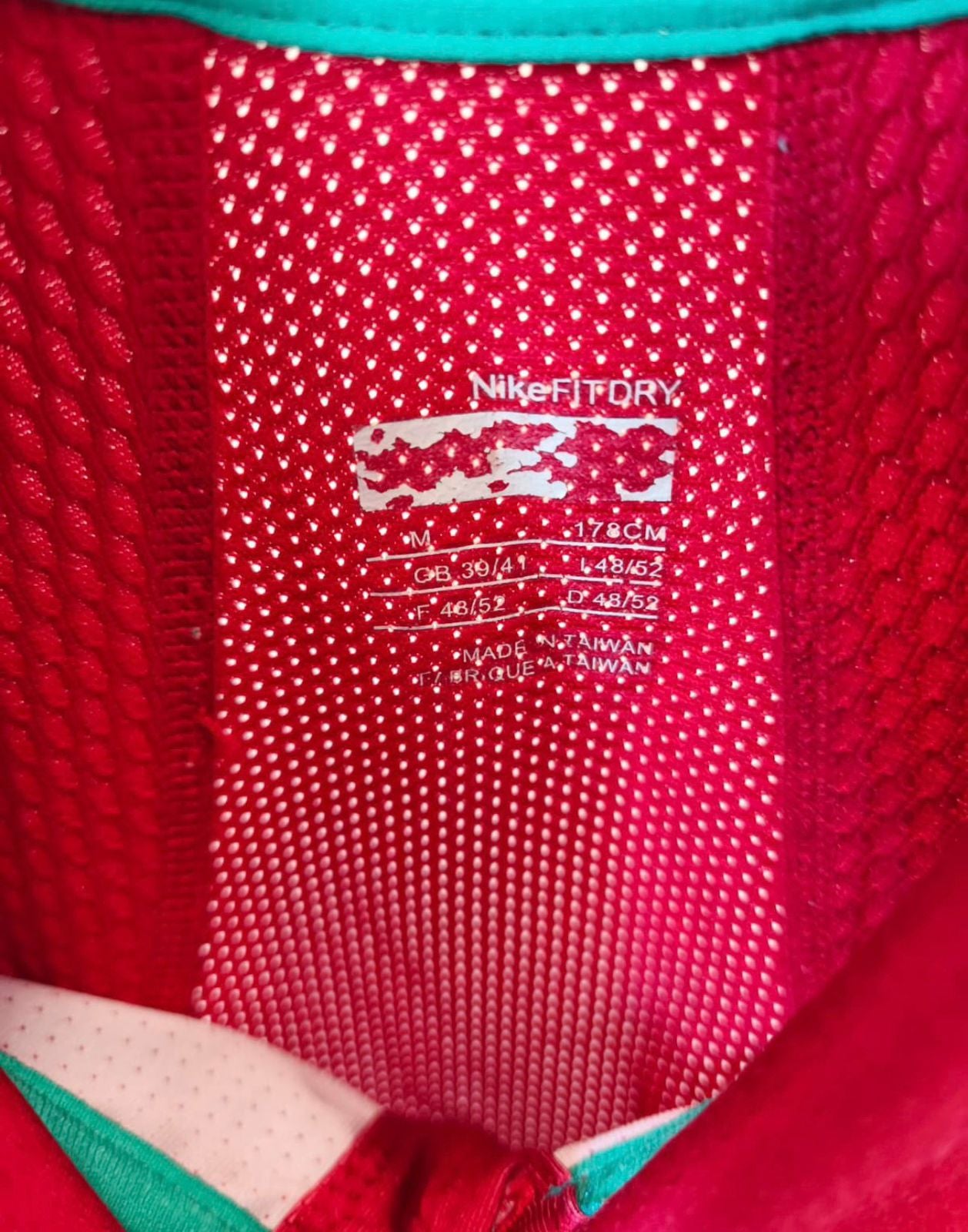 Nike Golf Dri-FIT Polo – Red Stripe-M