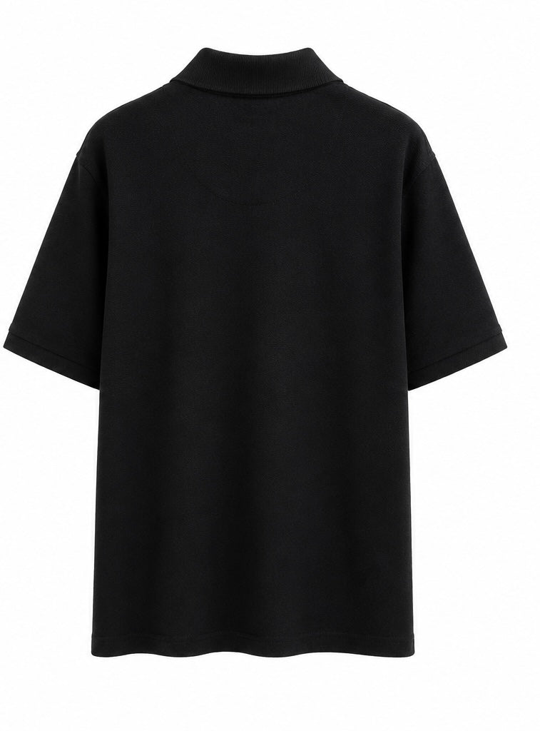 Fila Ανδρικό Polo Μαύρο / Classic Logo M