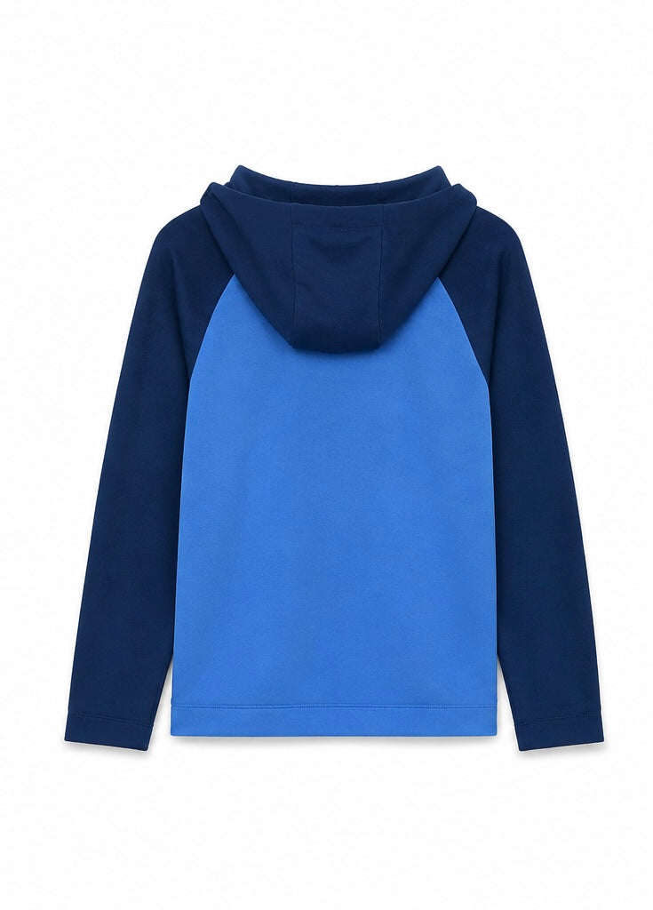 Nike Dri-FIT Ανδρικό Φούτερ με Κουκούλα – Μπλε – L
