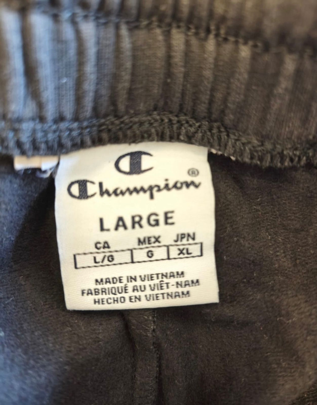 Champion Track Pants – Black-L