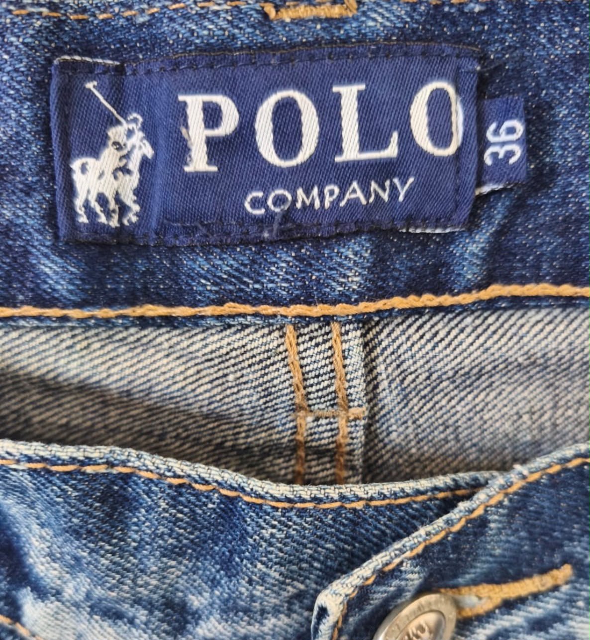 Polo Company Ανδρικό Τζιν Παντελόνι Μπλε – 36