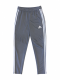 adidas Grey 3-Stripes Track Pants-S