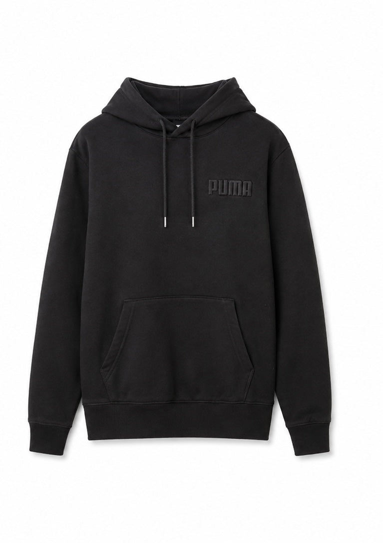 Puma Ανδρικό Φούτερ με Κουκούλα – Μαύρο – M
