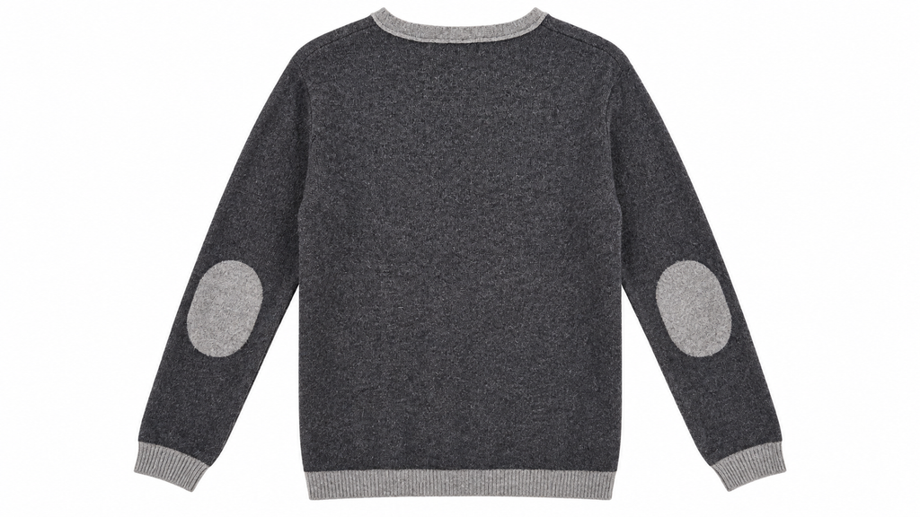 Liu Jo Uomo Ανδρική Πλεκτή Μπλούζα V-Neck – Ανθρακί Γκρι – M