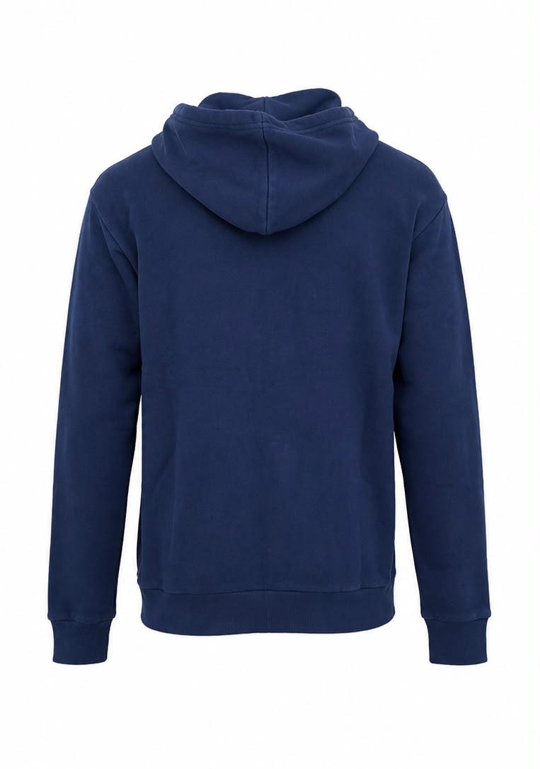 Adidas Originals Trefoil Ανδρικό Hoodie Μπλε-L