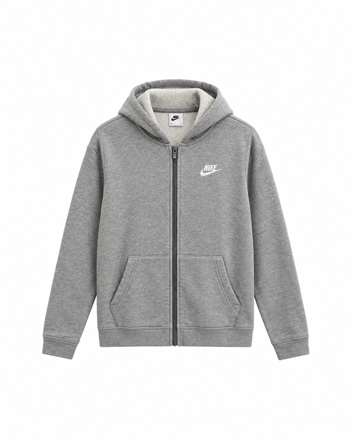 Nike Εφηβική Ζακέτα Γκρι - XL (158-170 cm)