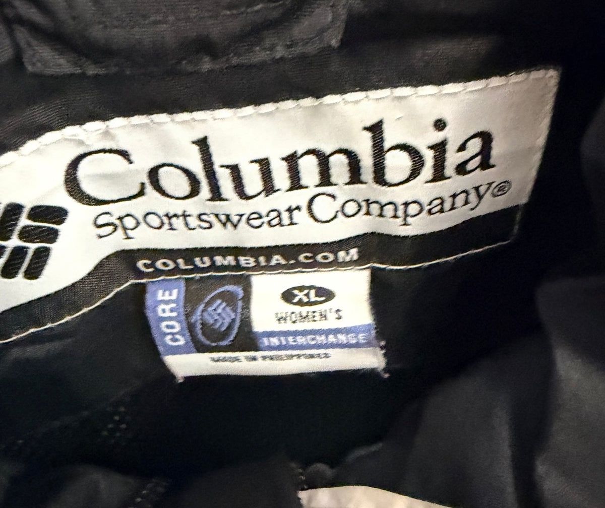 Columbia Γυναικείο Μπουφάν με Κουκούλα – Μαύρο/Μπλε –XL