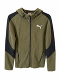 PUMA Olive Green Hooded Jacket-S