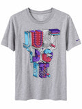 Nike Graphic T-Shirt – Grey Melange-S
