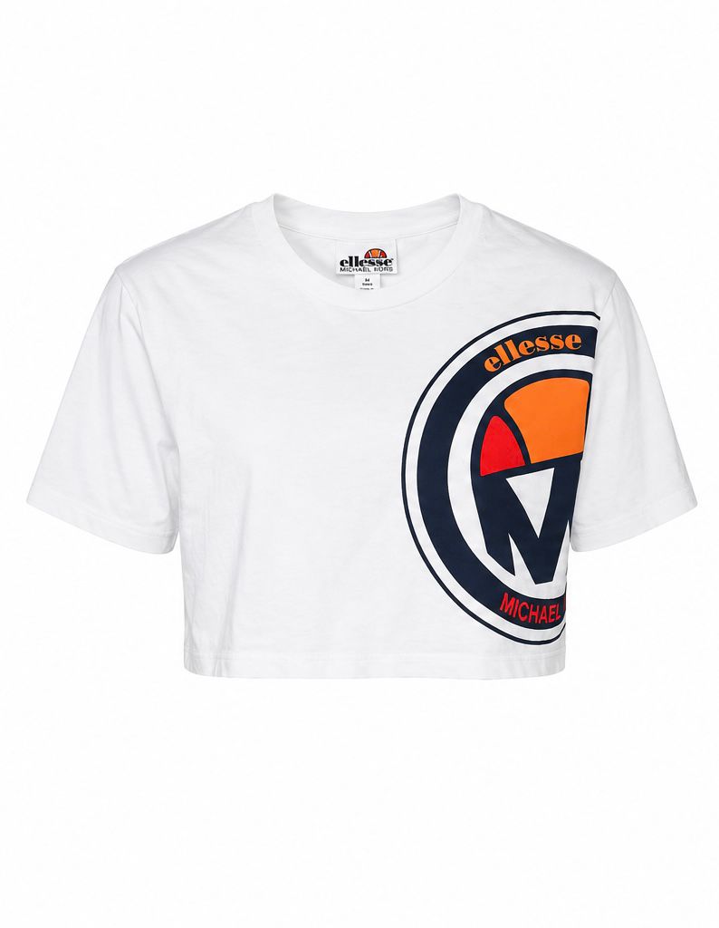 Ellesse x Michael Kors Crop T-Shirt – Λευκό-M