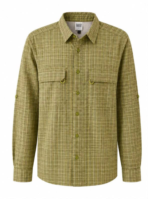 The North Face Outdoor Plaid Shirt – Olive Green-L