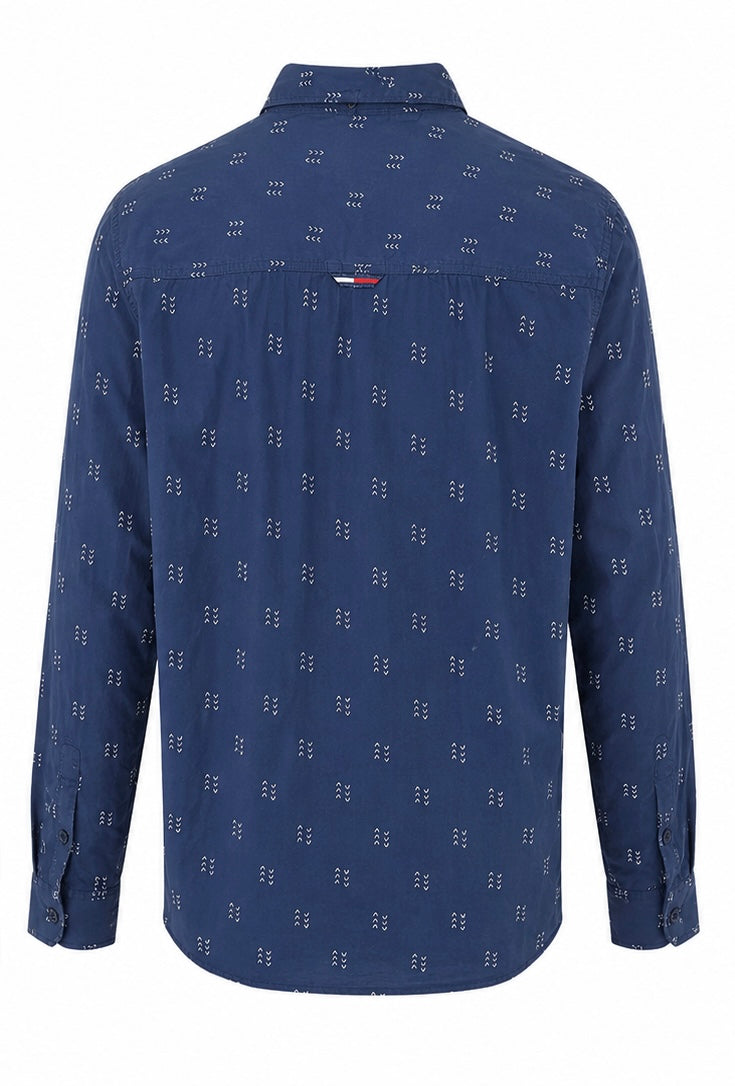 Tommy Jeans Ανδρικό Slim Fit Πουκάμισο – Μπλε-L