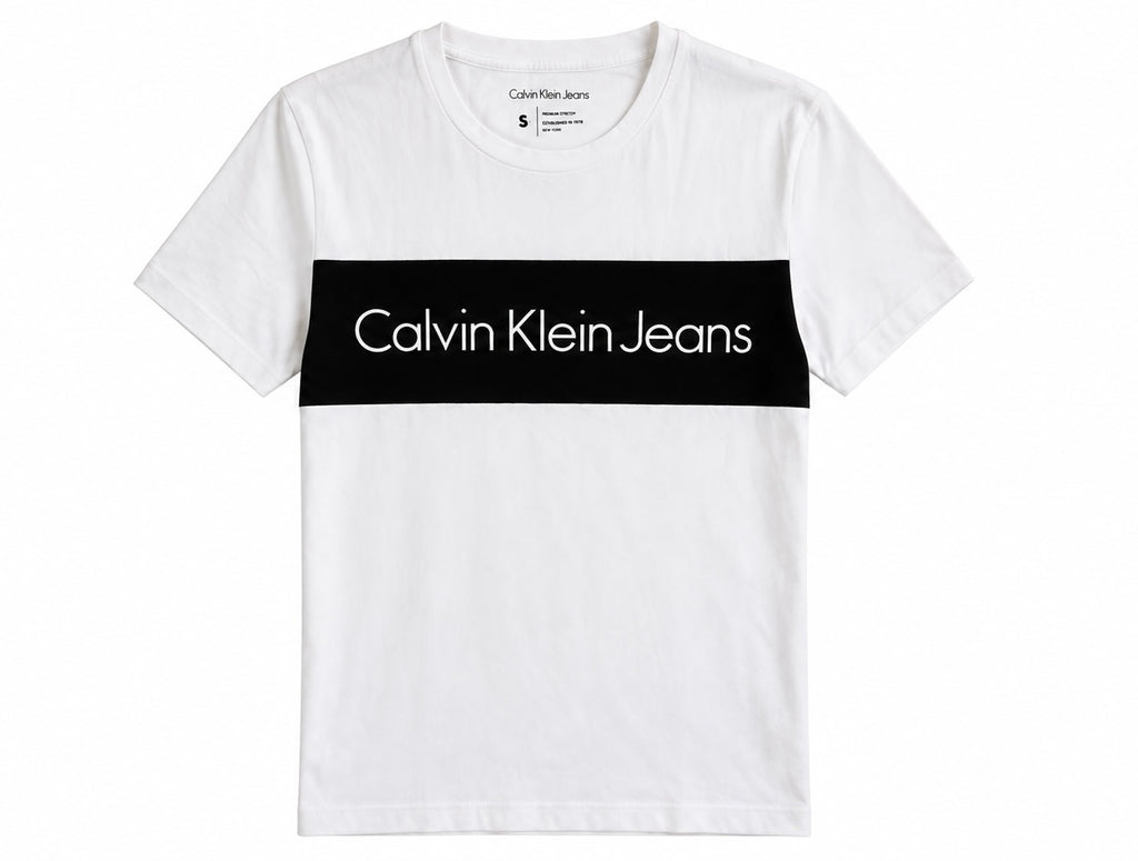 Calvin Klein Jeans Ανδρικό Μπλουζάκι – Λευκό – S