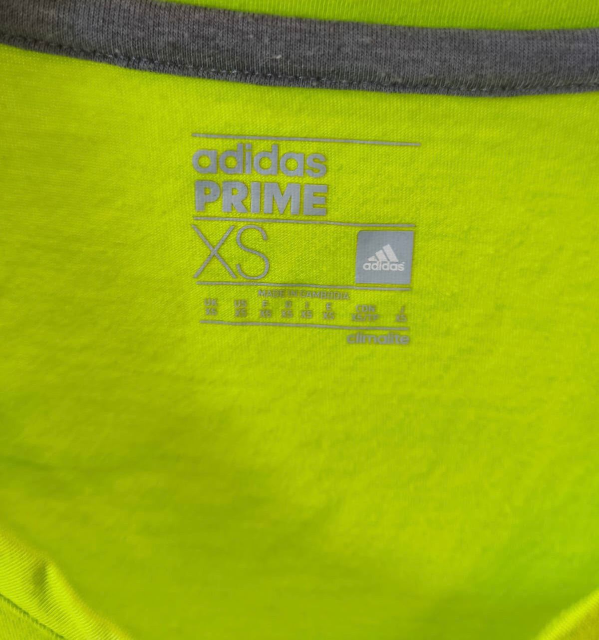 Adidas Prime Tank Top – Neon Yellow-XS