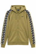Nike Ανδρική Ζακέτα Φούτερ με Κουκούλα – Χακί – S