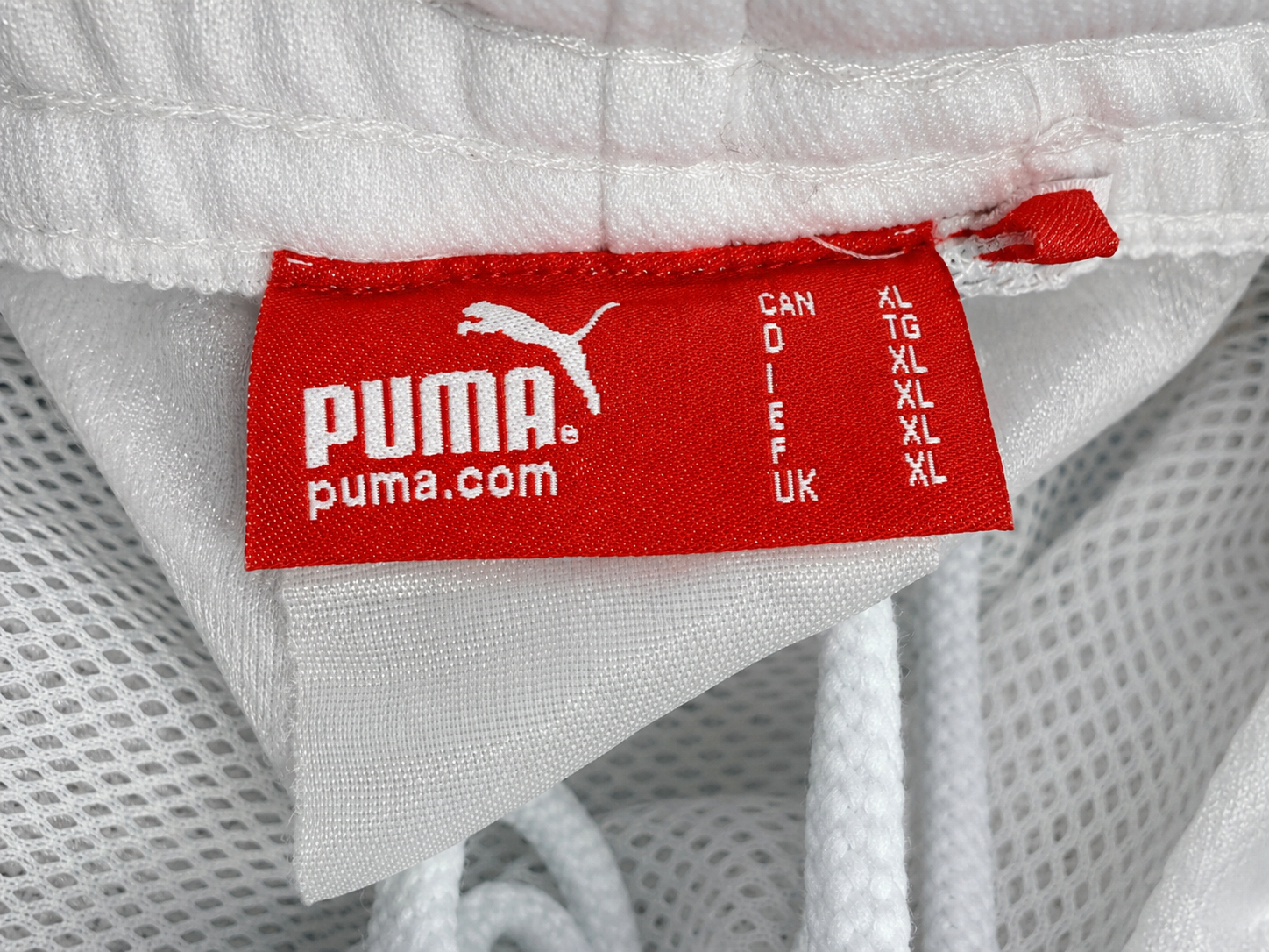 Puma White Sports Shorts-XL