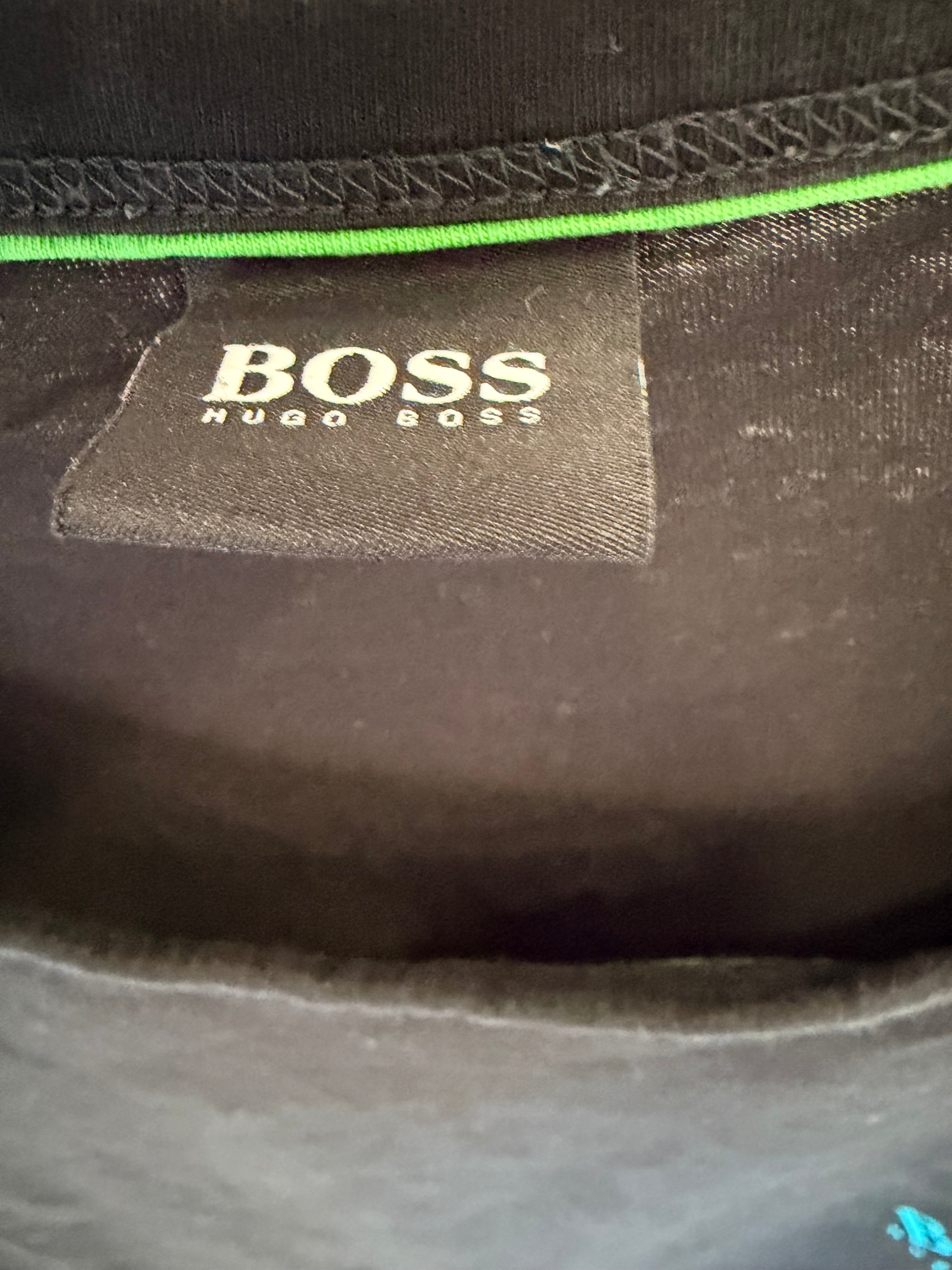 BOSS Μαύρο T-Shirt Ανδρικό-XL
