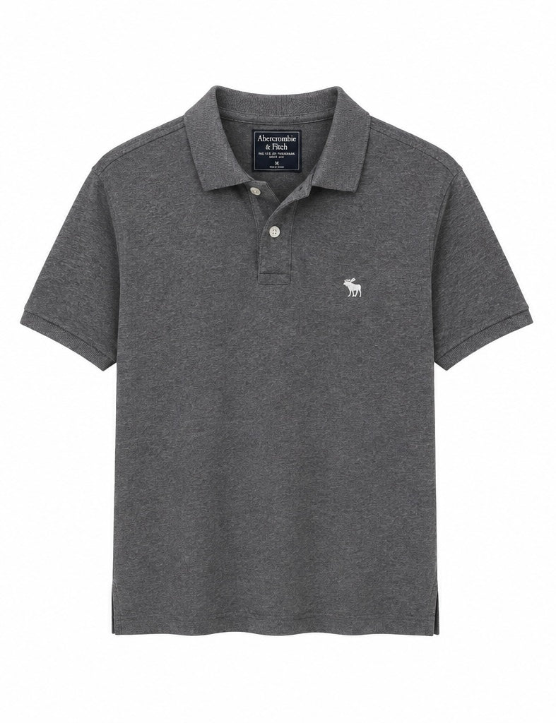 Abercrombie & Fitch Ανδρικό Polo Γκρι M