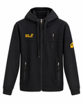 Jack Wolfskin Ανδρική Ζακέτα Μαύρη - S