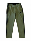 adidas Olive Green 3-Stripes Track Pants-S
