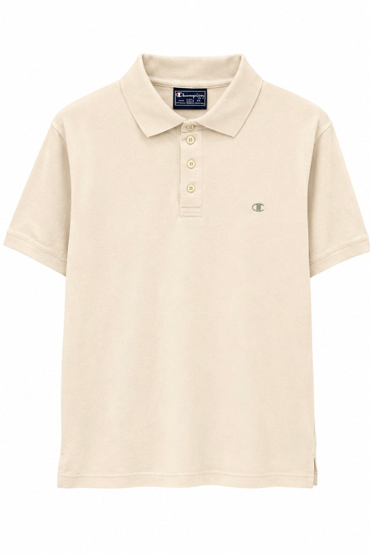 Champion Vintage Ανδρικό Polo Μπεζ M