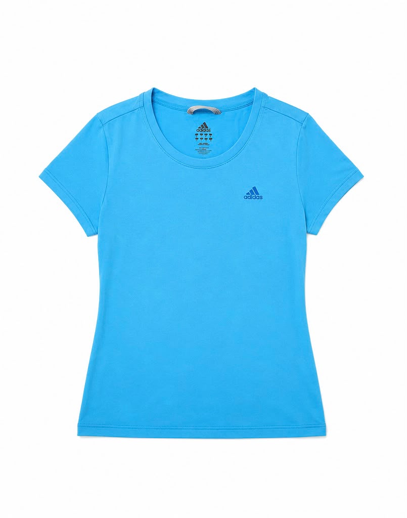 Adidas Essentials Γυναικείο T-Shirt – Γαλάζιο – S