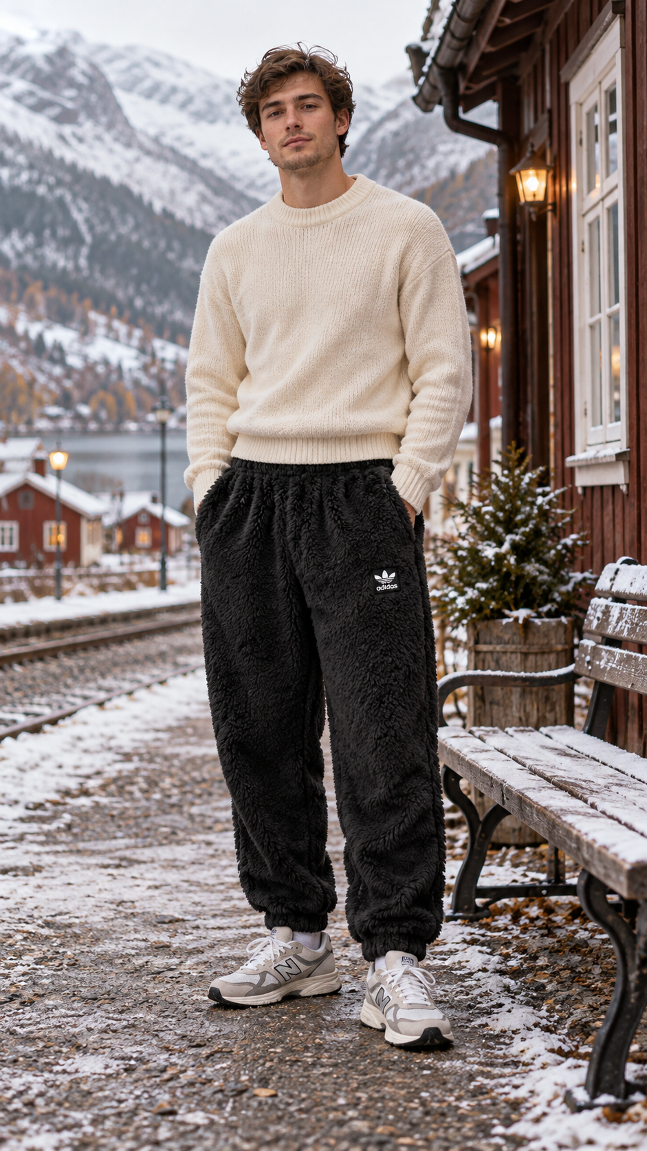 Adidas Originals Ανδρικό Παντελόνι Φόρμας – Μαύρο - S