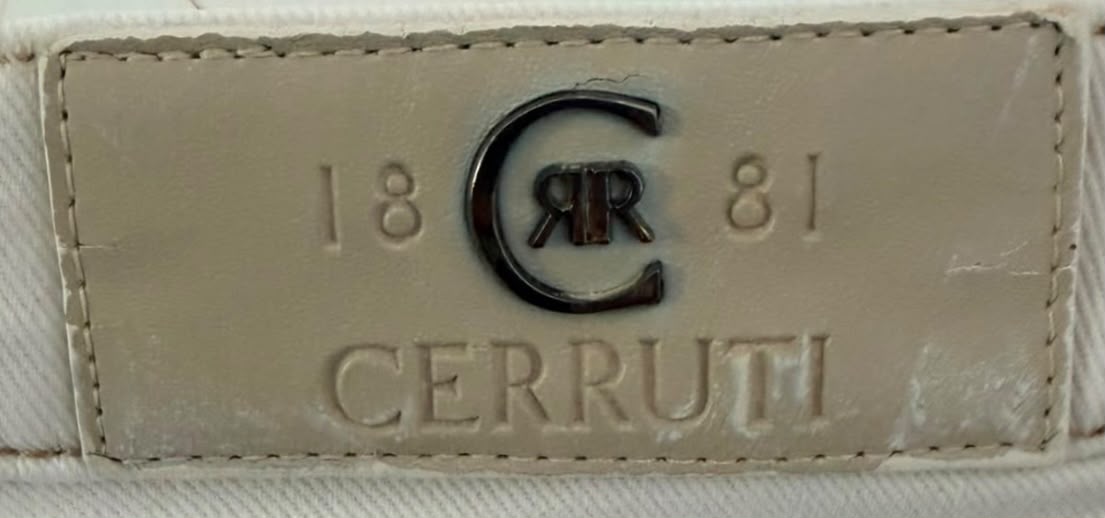 Cerruti 1881 Ανδρικό Παντελόνι Off-White –30